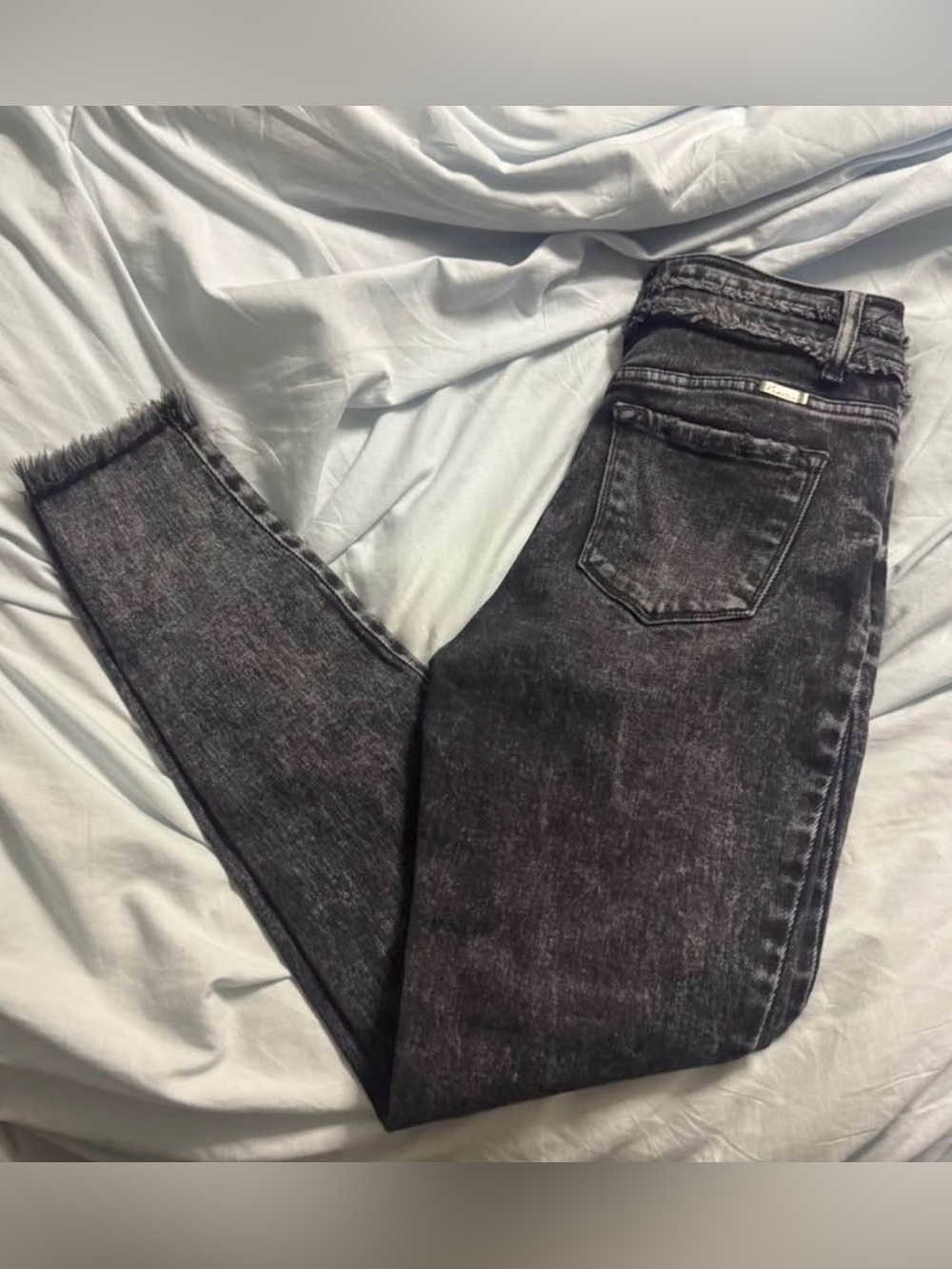 KanCan Charcoal Washed Denim Jeans